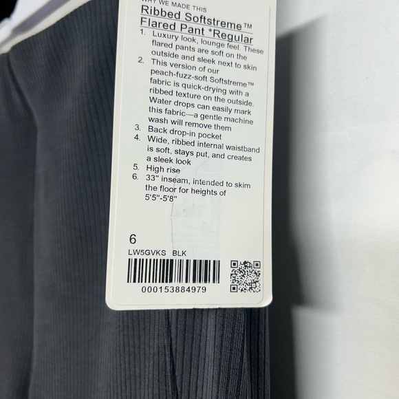 Lululemon Ribbed Softstreme Flared Pants - Picture 2 of 4